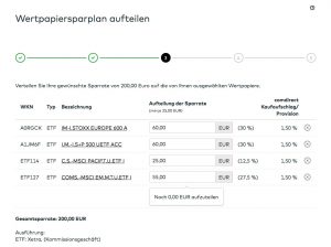 Comdirect Wertpapiersparplan Schritt 4